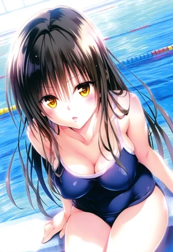 [poyopoyo-ai] ToLOVEる 古手川 白スク水えっち (69枚)(AI Generated)