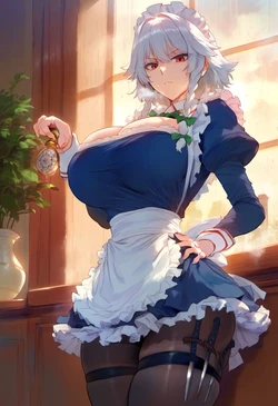 [LungArt] Sakuya Izayoi [BBC] (Patreon) [AI Generated]