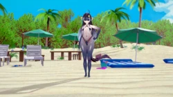 From The Sea Thing 【MMD】 ストリーミングハート_ Streaming Heart beach bikini