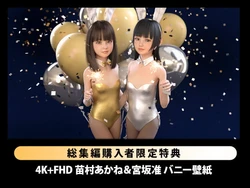 [Natsuno Kiga] Natsuno Kiga 2021 Soushuuhen Zen 16 Hon Set Kounyu Tokuten "Bunny Girl Wallpaper"