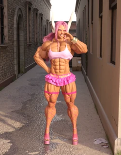 [Gymbo[ 3D Muscle Bimbo