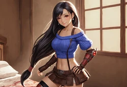 Tifa LockHeart (Ai Generated) FF7 Image Set 1