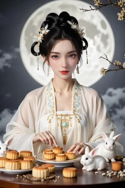 [AI Generated]【AI绘画】中秋福利_奈奈图包