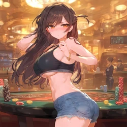 [Patreon] (LustAi) Mizuhara Chizuru Casino Night (AI Generated)