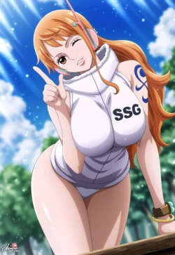 [Jemma] Nami & Robin (Egghead) [AI Generated]
