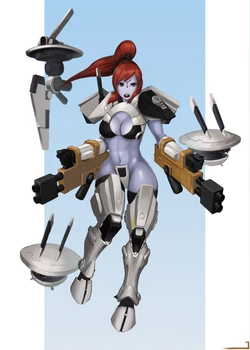 [Robot Jones] T'au waifus (Warhammer 40K)