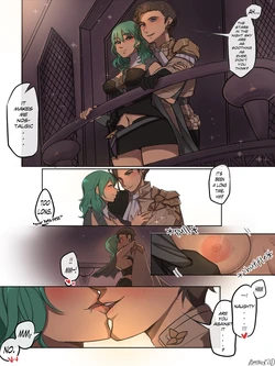 [Puffphox] Balcony Byleth (Fire Emblem: Three Houses)