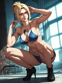 Infiniteskull - Annie Leonhart, AK-45 And Amy Wong (AI Generated)