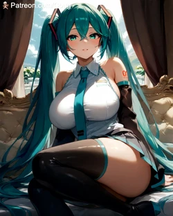 Hatsune Miku hentai | Vocaloid fan art [AI Generated]