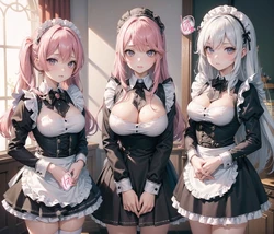 メイド養成学校の秘密の裏側 [AI Generated]
