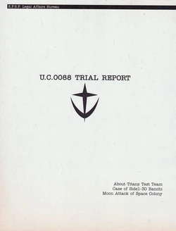 U.C.0088 TRIAL REPORT