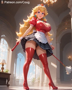 Princess Peach hentai | Super Mario fan art [AI Generated]