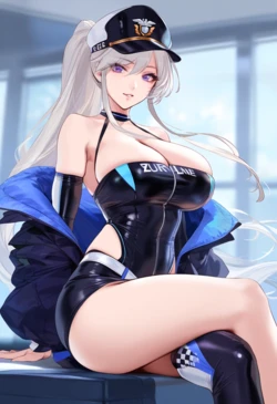 drowsy_ - Enterprise Wind_catcher Azur_lane w extra (Patreon) (AI Generated)