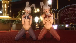 [kyubisan] Reverse Bunny twins (Final Fantasy XIV)