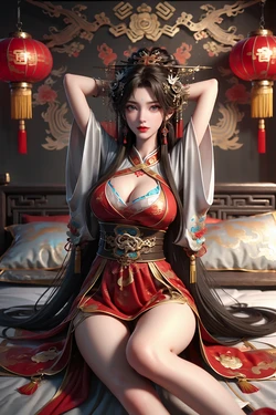 [AI Generated] 完美世界 清漪 汉服
