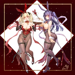 [Fanbox / Figure] Chinese Dress Bunnies Yuri & Stella