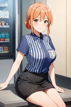 tachibana ai - [Oregairu] Gahama working at a convenience store 116 illustrations | [俺ガイル] コンビニで働くガハママ 116枚 [AI Generated]