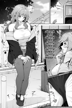 [Cocomachi] Ayauku Miraresou ni Naru Onee-san | Leaky Girl Almost Caught Peeing Outside [English]