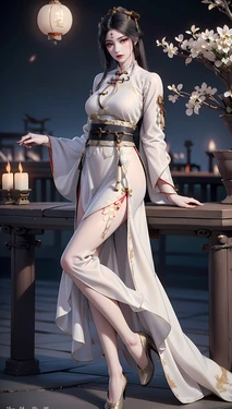 星辰变-玉贵妃（白色旗袍系列）2 [AI Generated]