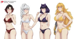 RWBY lingerie (tehshraid)