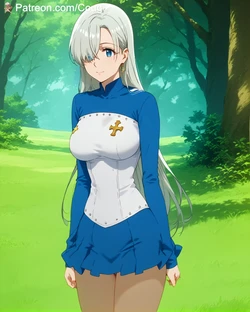 Elizabeth Liones hentai | Seven Deadly Sins fan art [AI Generated]