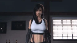 Tifa Lockhart Takes Off And Gives Her Panties