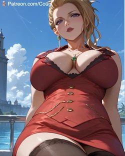 Scarlet hentai | Final Fantasy VII Remake illustration [AI Generated]