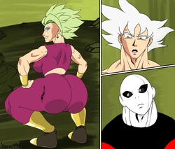 [Cinderell0ppai] Kefla plays with Goku and Jiren (Dragon Ball Super)