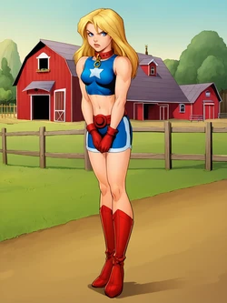 Superheroines_ Taken to the Farm (AI generated)