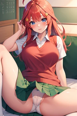 [YukinoAI] The Quintessential Quintuplets - Itsuki Nakano (Patreon) [Ai Generated]