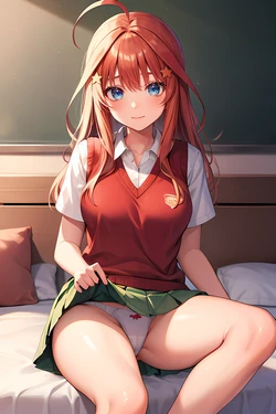 [YukinoAI] The Quintessential Quintuplets - Itsuki Nakano 02 (Patreon) [Ai Generated]