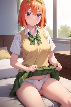 [YukinoAI] The Quintessential Quintuplets - Yotsuba Nakano (Patreon) [Ai Generated]