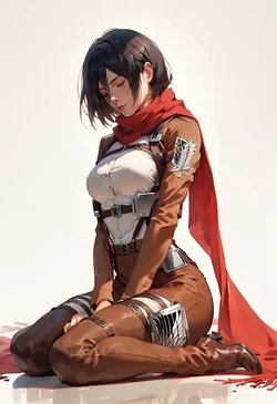 Mikasa Ackerman (AOT) [AI generated]