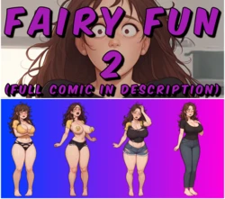 [AlwaysOlder] Fairy Fun 2 (Pregnant MILF TG AP Comic) [AI Generated]