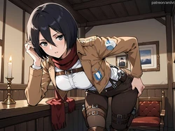 [Anilvl] Mikasa Ackerman (Attack on Titan) [AI Generated]