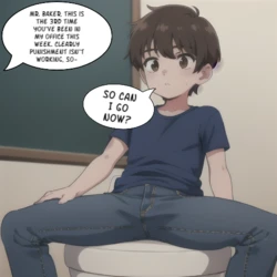 [AlwaysOlder] Behavioral Adjustment (TG AP Comic) [AI Generated]