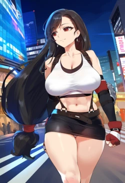 (Laino Airt) Erza's hidden surprise for Tifa (Patreon) [Ai Generated]