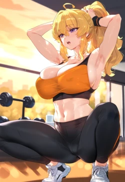 (Laino Airt) Yang's workout sudden interruption (Patreon) [Ai Generated]