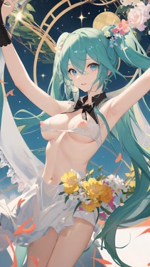 Filling Miku's soul with your bodily fluids [AI Generated]