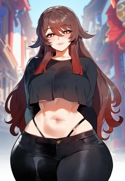 [Miyu] Hu Tao's Alleyway Adventure [AI Generated]