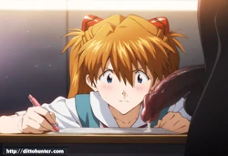 [Ditto Seeker] Asuka Langley (Evangelion) molested at school by her teachers [AI Generated]