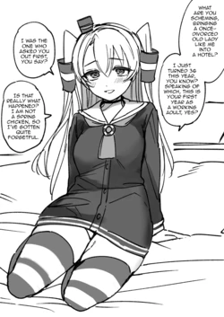 [3260 (Saburou)] Batsuichi Amatsukaze Layer (36) Rakugaki Manga | A Doodle about a Once-divorced Amatsukaze Cosplayer (Kantai Collection -KanColle-) [English]