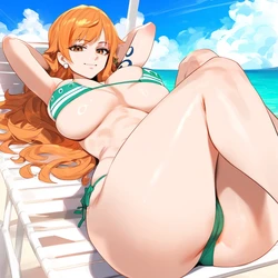 (SpicyPeroni) Nami (One Piece) x BBC (Patreon) [Ai Generated]