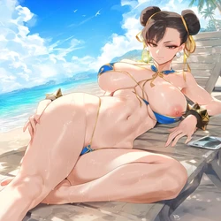 (SpicyPeroni) Chun-Li (Street Fighter) x BBC (Patreon) [Ai Generated]