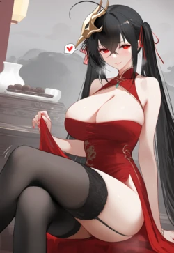 [AI Generated] [Coolsummer] Taihou China Dress [Patreon]