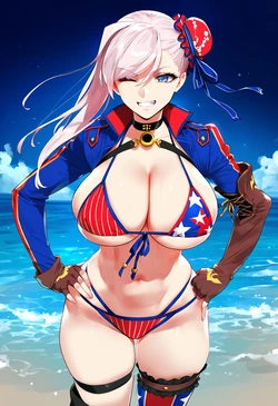 [CompreHentai] musashi miyamoto (fate) (AI Generated)