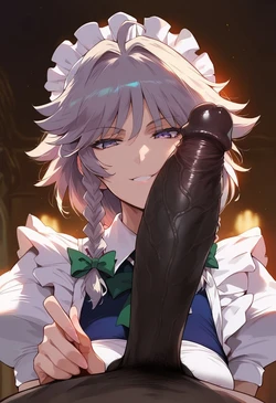 【Patreon】[SoraSenpai] Izayoi Sakuya BBC [AI Generated]