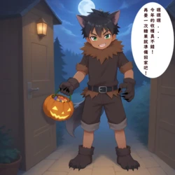 [PIXIV] 小林鷹也 的Trick-or-treat(Ongoing) [AI Generated]