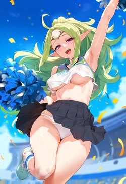 (Tharkica) Nowi Cheerleader (Commission) (Patreon) [Ai Generated]