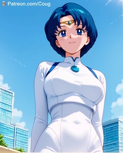 Ami Mizuno hentai (Sailor Mercury) | Sailor Moon fan art [AI Generated]